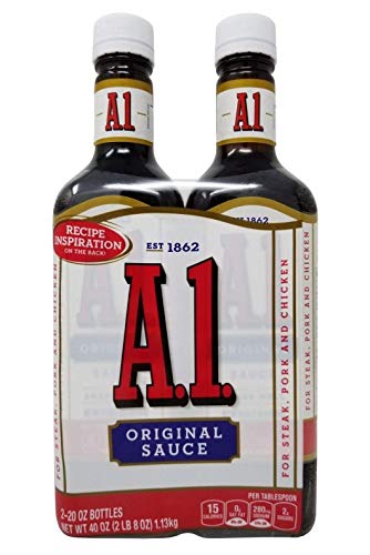 A1 Original Sauce for Steak, Pork & Chicken, 20 oz, 2 Bottles