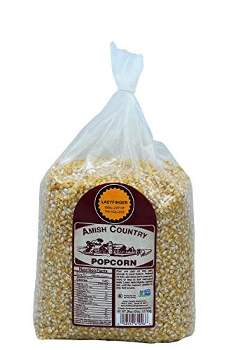 Amish Country Ladyfinger Popcorn Kernels, 6 lb