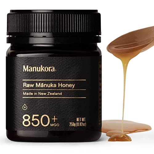 Manukora Raw Manuka Honey, MGO 850+, 250g (8.82 Oz)