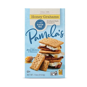 Pamela's Gluten Free Graham Crackers, Honey, 7.5 Ounce (Pack of 6)