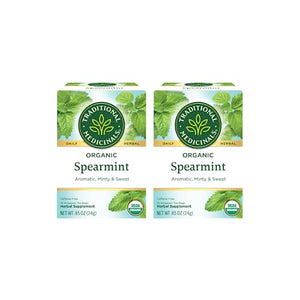 Traditional Medicinals Organic Spearmint Tea, Pack of 2