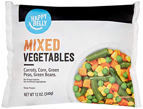 Happy Belly Mixed Vegetables, Frozen, 12 ounce