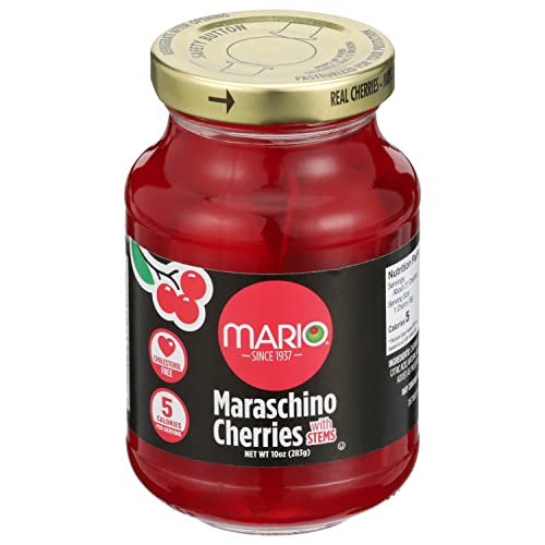 Mario Camacho Foods Maraschino Cherries, 4.80 oz (12 Pack)