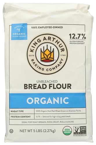 King Arthur Organic Bread Flour, 5 lb