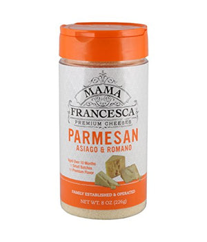 Mama Francesca Parmesan, Asiago and Romano Cheese, 8 Ounce