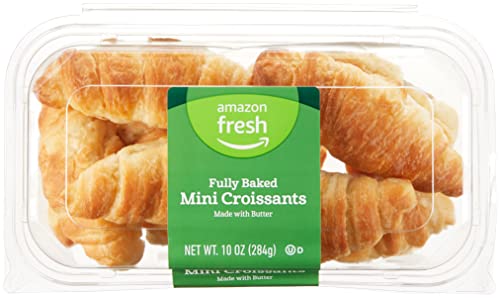 Amazon Fresh Brand, Mini Croissants, Frozen, 12 Count