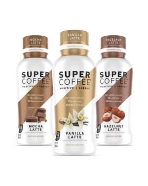 Super Coffee, Iced Keto Coffee, Variety Pack, 6 Pack