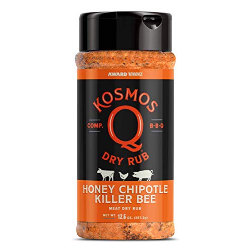 Kosmos Q Honey Chipotle Killer Bee BBQ Rub, 12 oz