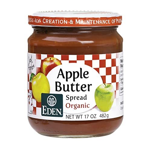 Eden Organic Apple Butter Spread, No Sugar Added, 17 oz