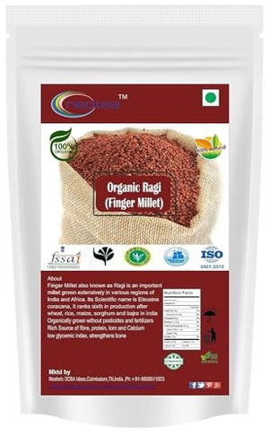 Neotea Organic Ragi Finger Millet Whole Grain, 500g