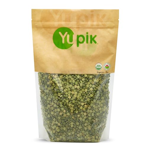 Yupik Organic Split Green Peas, 2.2 lb