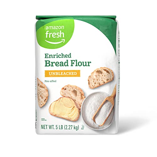 Amazon Fresh, Enriched Bread Flour, 5 Lb