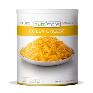 Nutristore Freeze Dried Colby Cheese Shredded, 38.1 oz