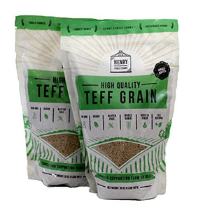 Henry Family Farms Ivory Teff Grain, 2 Pack, 4 lbs