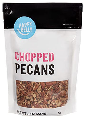 Happy Belly Chopped Pecans, 8 oz