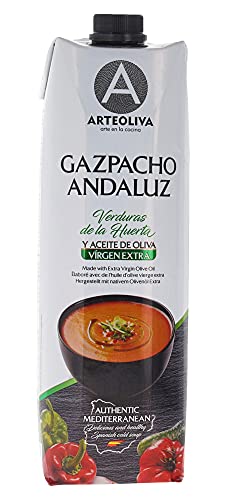 Arteoliva Gazpacho Andaluz with Extra Virgin Olive Oil - 1 Liter