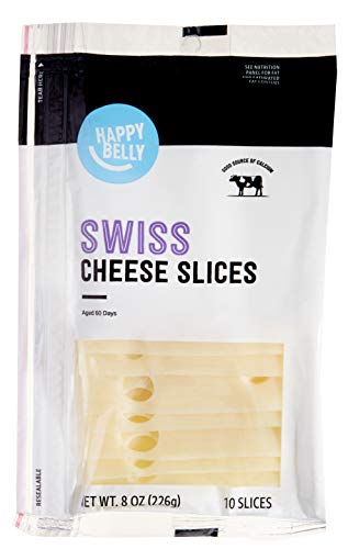 Happy Belly Sliced Swiss Cheese, 10 Slices, 8 oz