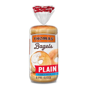 Thomas' Plain Bagels, 6 Count, 20 oz