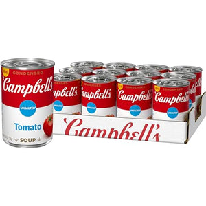 Campbell's Condensed Unsalted Tomato Soup, 10.75 Oz (12 Pack)