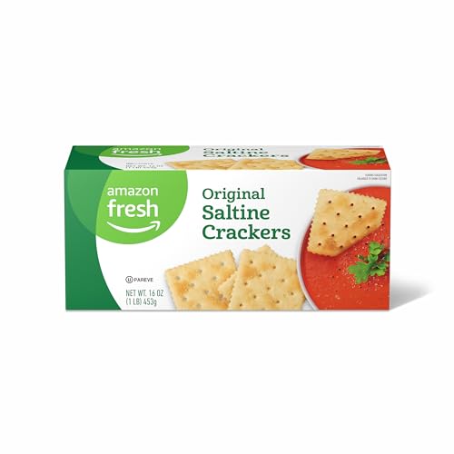 Amazon Fresh Original Saltine Crackers, 16 Oz