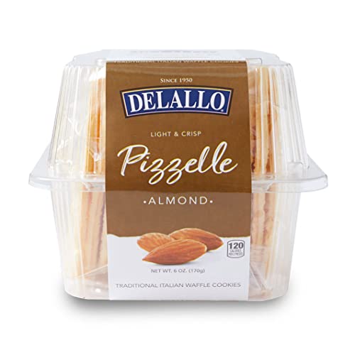 DeLallo Almond Pizzelles, 6oz, 6-Pack