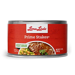 Loma Linda Prime Stakes, Plant-Based Protein, 8 Pack