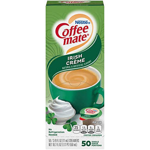 Coffee-mate Liquid Creamer Singles, Irish Creme, 50 ct