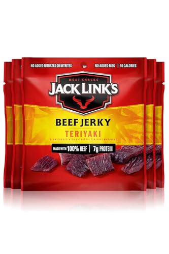 Jack Link's Teriyaki Beef Jerky, 0.625 Oz Bags (Pack of 5)