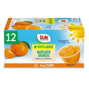 Dole Mandarin Oranges in 100% Juice, 12 Cups