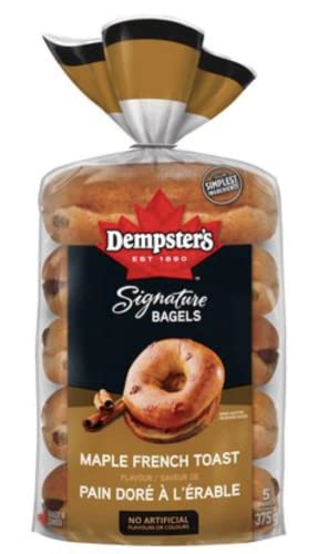 Dempster's Maple French Toast Bagels, 375g/13.2oz