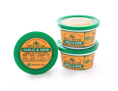 Garlic & Herb Cheese Spread, 8 oz, Pack of 3