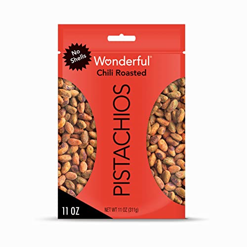 Wonderful Pistachios No Shells, Chili Roasted, 11 Ounce Bag