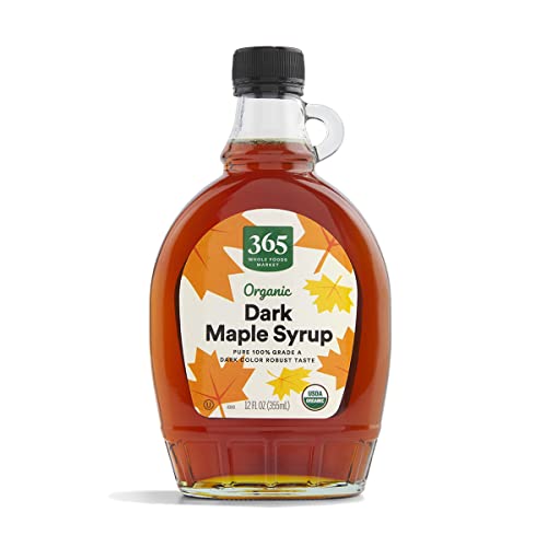 365 Organic Grade A Dark Maple Syrup, 12 Fl Oz