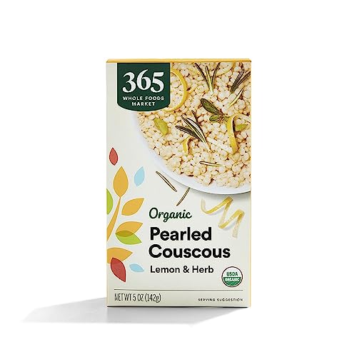 365 Organic Lemon And Herb Pearled Couscous, 5 oz