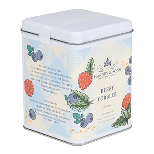 Harney & Sons Berry Cobbler Tea, Tin of 20 Sachets