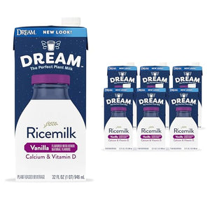 Rice Dream Rice Milk Drink, Enriched Vanilla, 32oz, 6 Pack