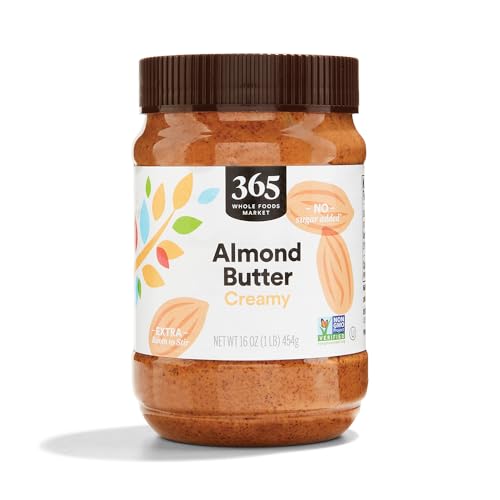 365 by Whole Foods Market, Almond Butter Creamy, 16 Ounce