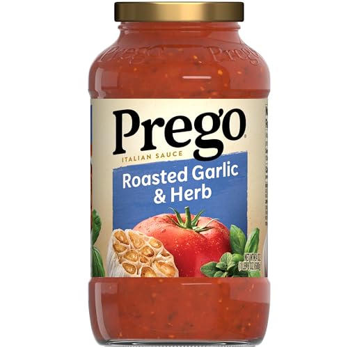 Prego Pasta Sauce, Roasted Garlic & Herbs, 24 oz