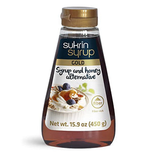 Sukrin Sugar Free Gold Pancake Syrup with Fiber, Keto