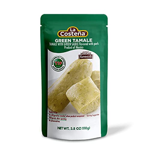 La Costeña Tamales Verdes, Pork Flavor, 3.8 Oz (Pack of 12)