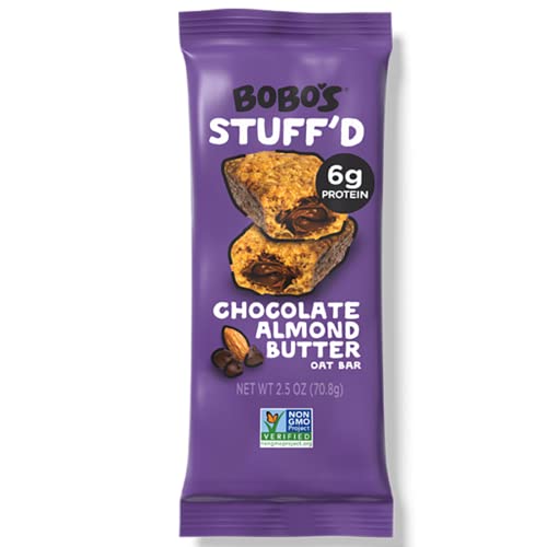 Bobo’s Stuff’d Oat Bar, Chocolate Almond Nut Butter, 12 pack