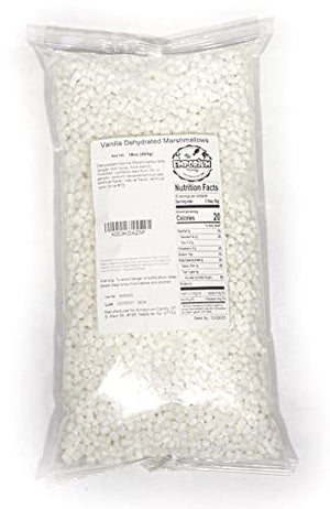 Dehydrated Mini Vanilla Marshmallows - 1 lb