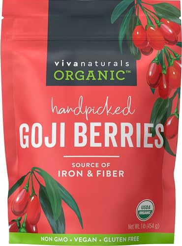 Organic Dried Goji Berries, 1 lb