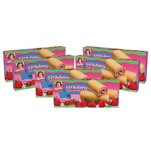 Little Debbie Strawberry Shortcake Rolls, 36 Cake Rolls