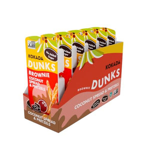 Kokada Dunks Brownie, Snack Packs, 1.9 Oz Each, 6 Pack