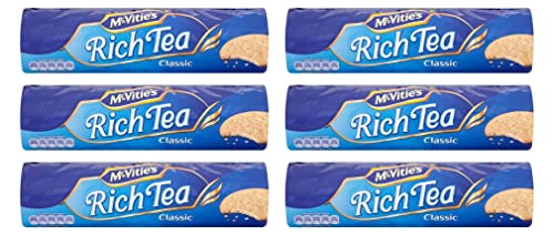 McVitie's Rich Tea Biscuits 300g, 6 Pack