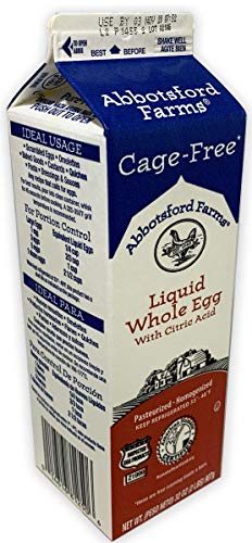 Abbotsford Gluten Free Liquid Whole Egg, 2 Pound Carton