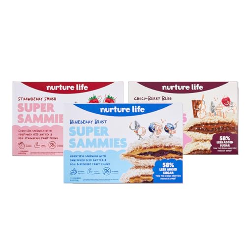 Nurture Life Frozen Crustless Sandwiches, 3 Pack