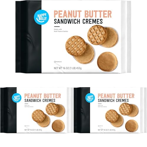 Happy Belly Peanut Butter Sandwich Cremes, 3 Pack