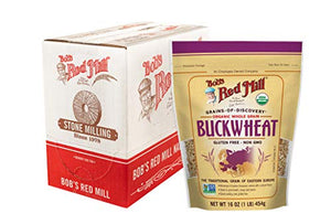 Bob’s Red Mill Organic Buckwheat Groats, 16 oz (Pack of 4)